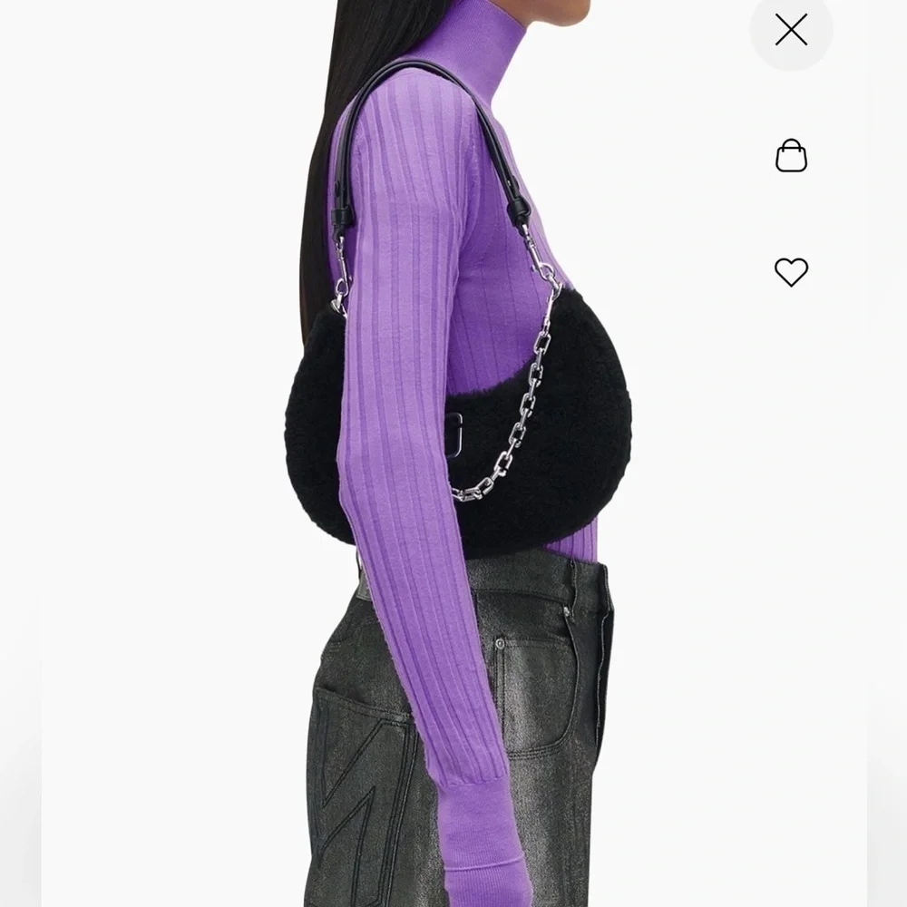 New Marc Jacobs THE TEDDY CURVE BAG